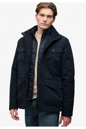 SUPERDRY Übergangsjacke 'Burford' navy