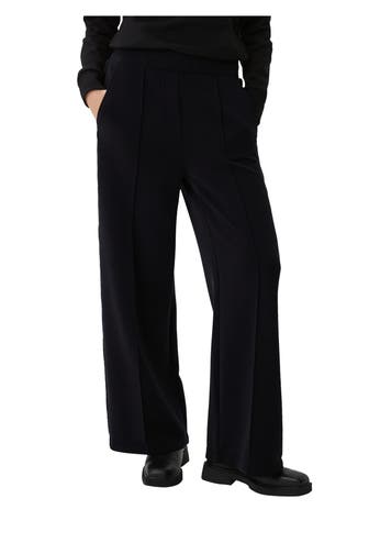 COMMA, Stoffhose schwarz