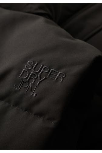 SUPERDRY Steppweste schwarz