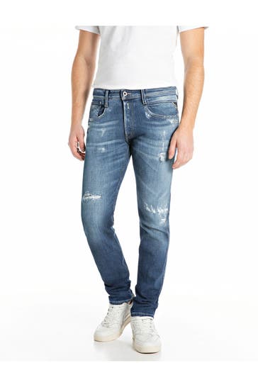 REPLAY Jeans blau slim
