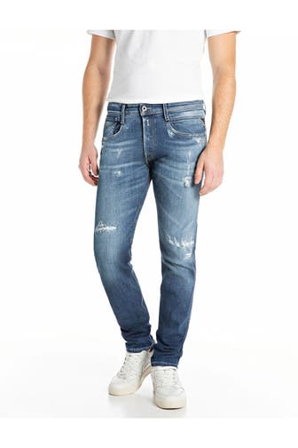 REPLAY Jeans blau slim