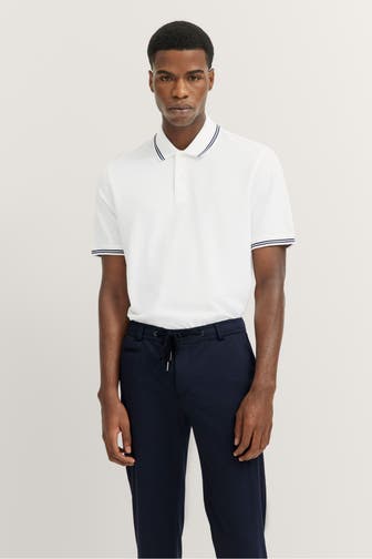 BUGATTI Polo-Shirt weiß