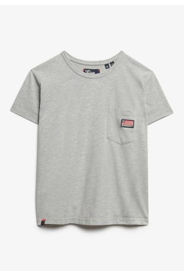 SUPERDRY T-Shirt grau