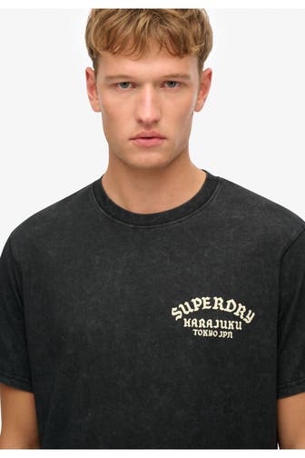 SUPERDRY T-Shirt 'Neo Trad Tattoo' schwarz
