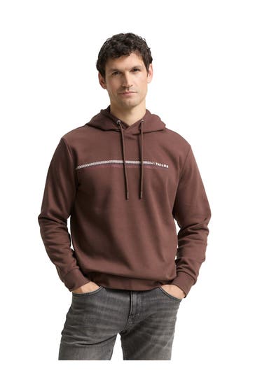 TOM TAILOR Hoodie dunkelbraun