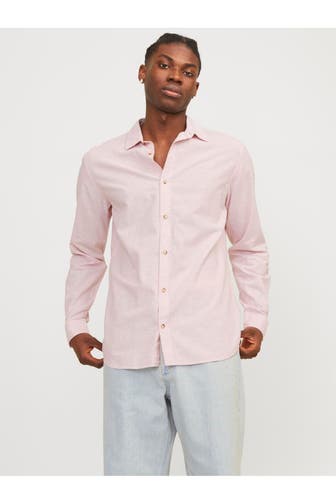 JACK & JONES Casual-Hemd 'JJesummer' rosa