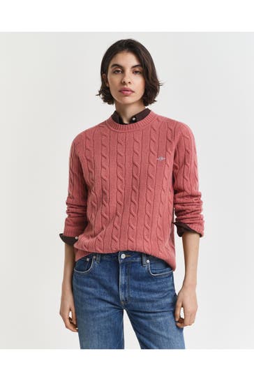 GANT Strickpullover koralle