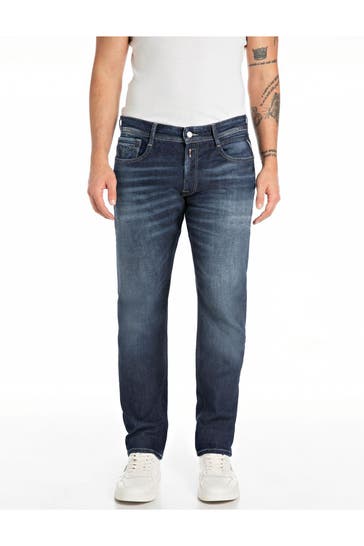 REPLAY Jeans dunkelblau slim