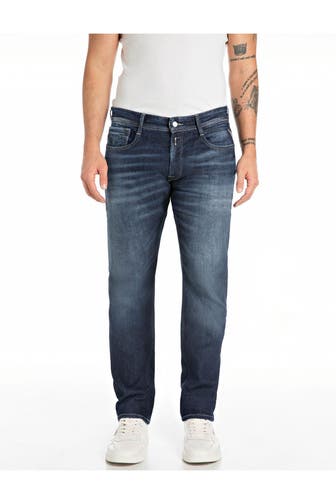 REPLAY Jeans dunkelblau slim