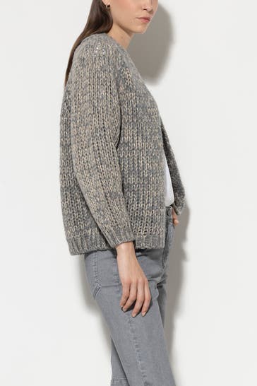 LUISA CERANO Wollmixjacke grau