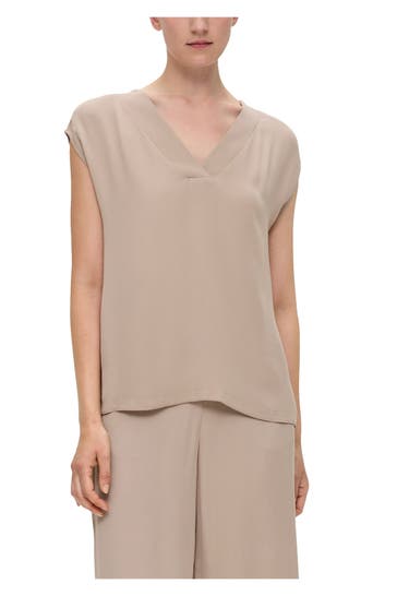 S.OLIVER BLACK LABEL Blusenshirt greige