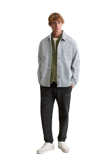 MARC O'POLO DENIM Denim-Overshirt blaugrau