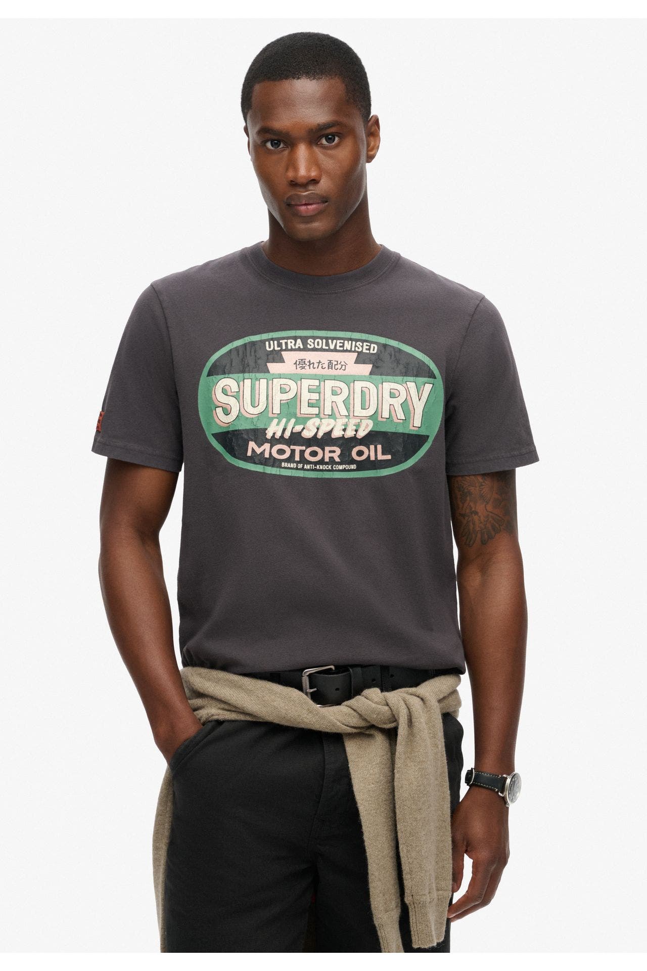 SUPERDRY T-Shirt dunkelgrau, Bild 1