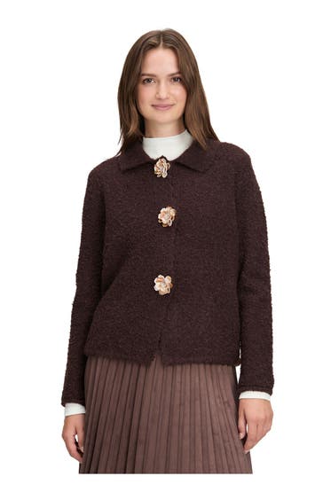 CARTOON Strickjacke bordeaux