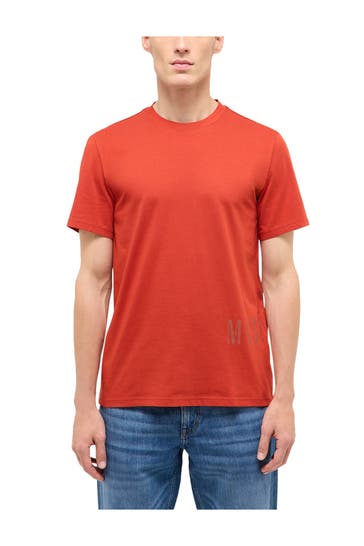 MUSTANG 'Austin' T-Shirt, orange-red