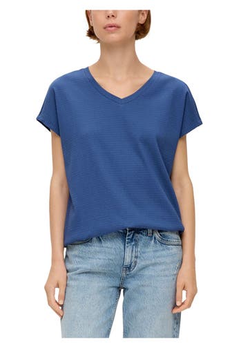 S.OLIVER T-Shirt azurblau