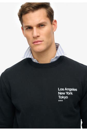 SUPERDRY Sweatshirt schwarz