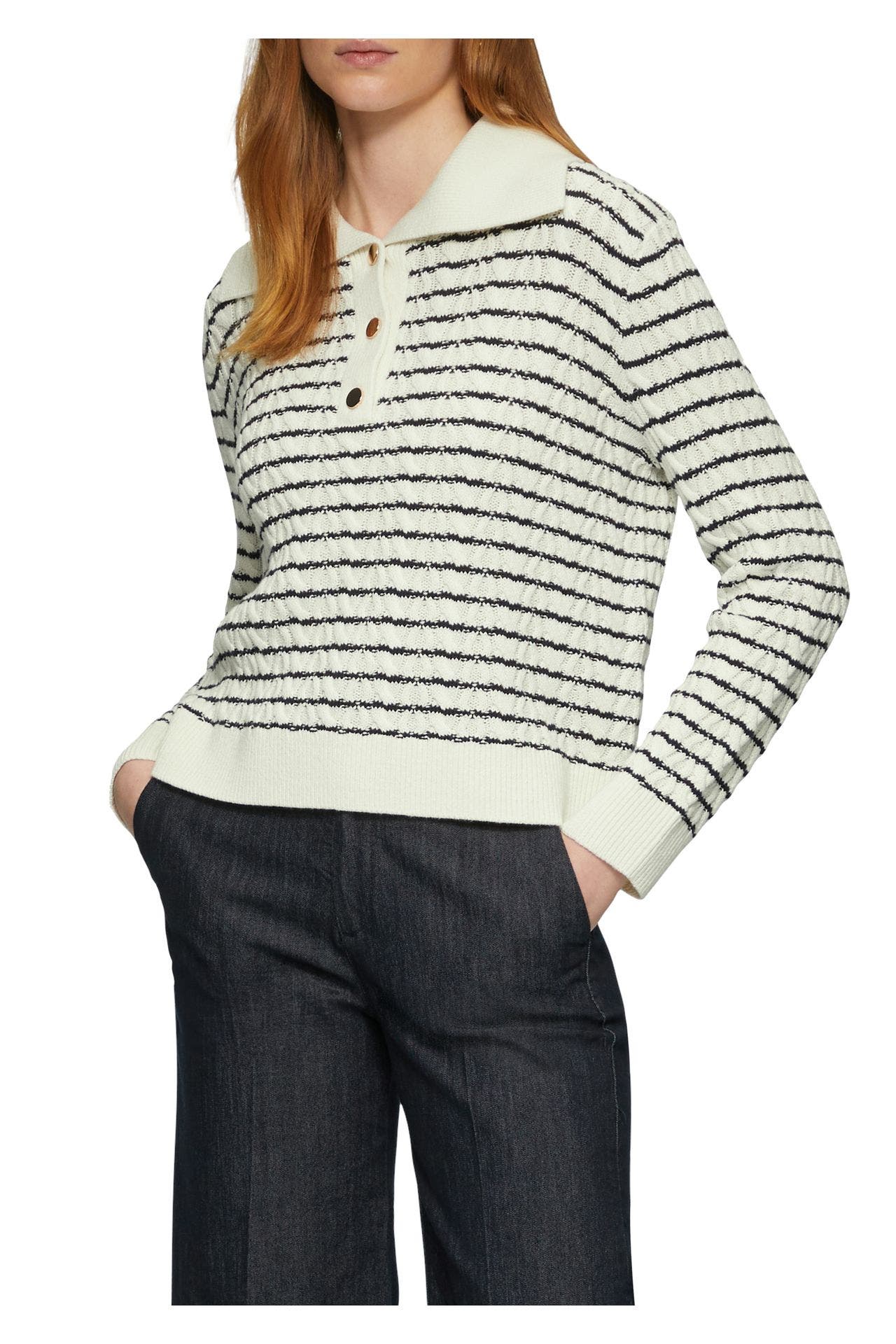 S.OLIVER BLACK LABEL Strickpullover zweifarbig, Bild 1