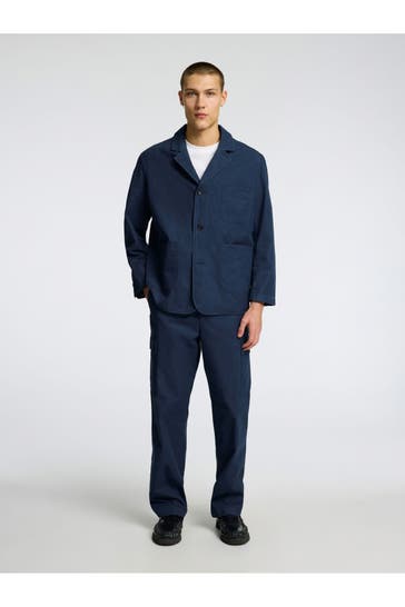 SELECTED Cargohose dunkelblau