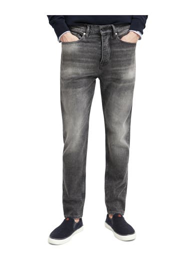 SCOTCH & SODA Jeans dunkelgrau tapered