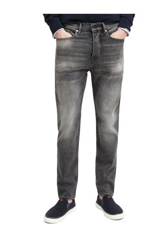 SCOTCH & SODA Jeans dunkelgrau tapered