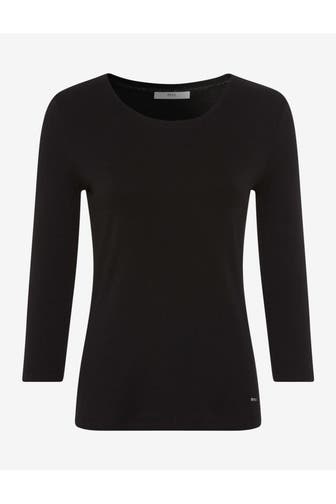 BRAX Longsleeve 'Cora' schwarz