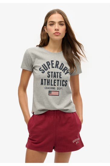 SUPERDRY T-Shirt grau