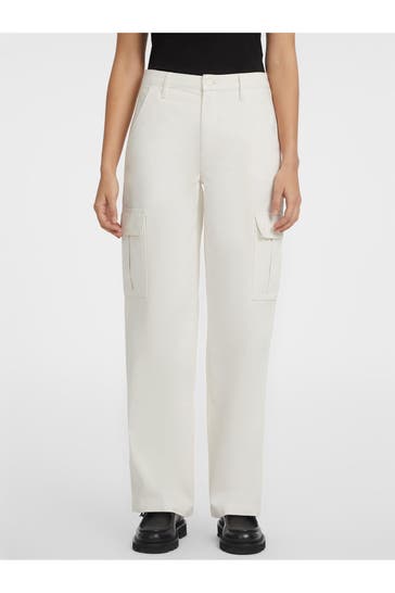 GUESS Cargohose creme straight