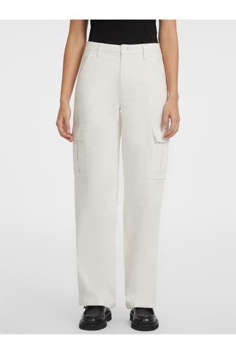 GUESS Cargohose creme straight