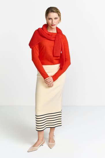 RICH & ROYAL Longsleeve orangerot