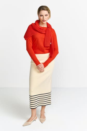 RICH & ROYAL Longsleeve orangerot