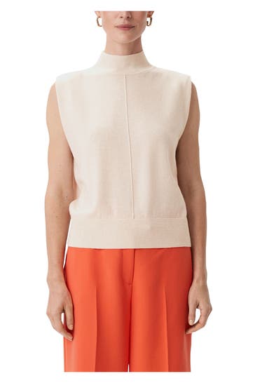 COMMA, Wollpullunder beige