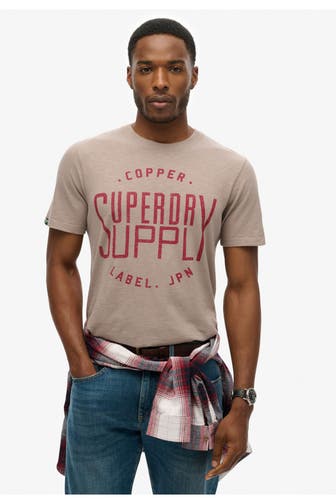 SUPERDRY T-Shirt taupe