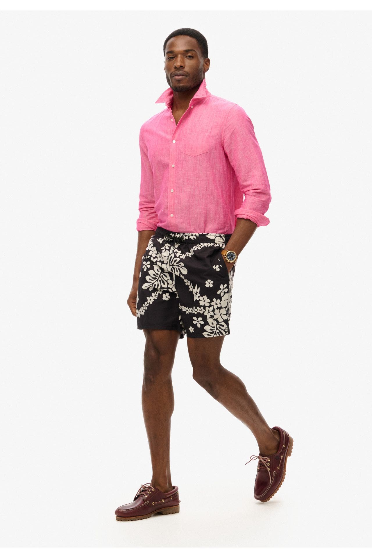 SUPERDRY Badeshorts floral, Bild 1