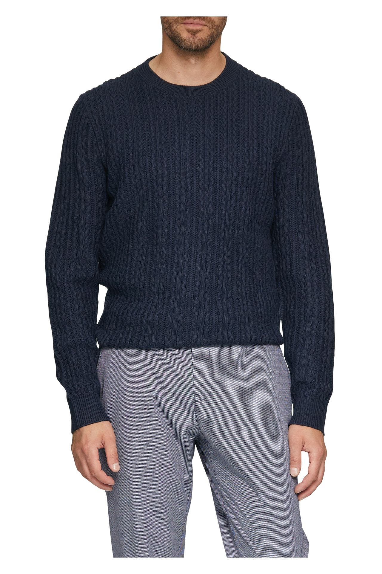 S.OLIVER BLACK LABEL Wollmix-Pullover navy, Bild 1
