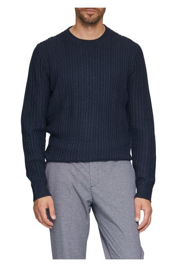 S.OLIVER BLACK LABEL Wollmix-Pullover navy
