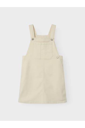 NAME IT Latzkleid creme