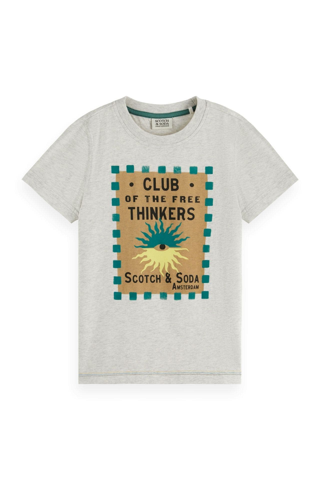 SCOTCH & SODA T-Shirt hellgrau meliert, Bild 1