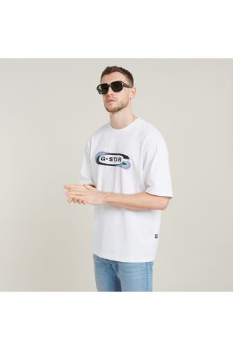G-STAR T-Shirt weiß