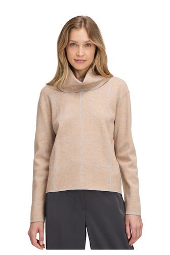 BETTY BARCLAY Strickpullover hellbraun