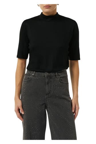 COMMA, T-Shirt schwarz
