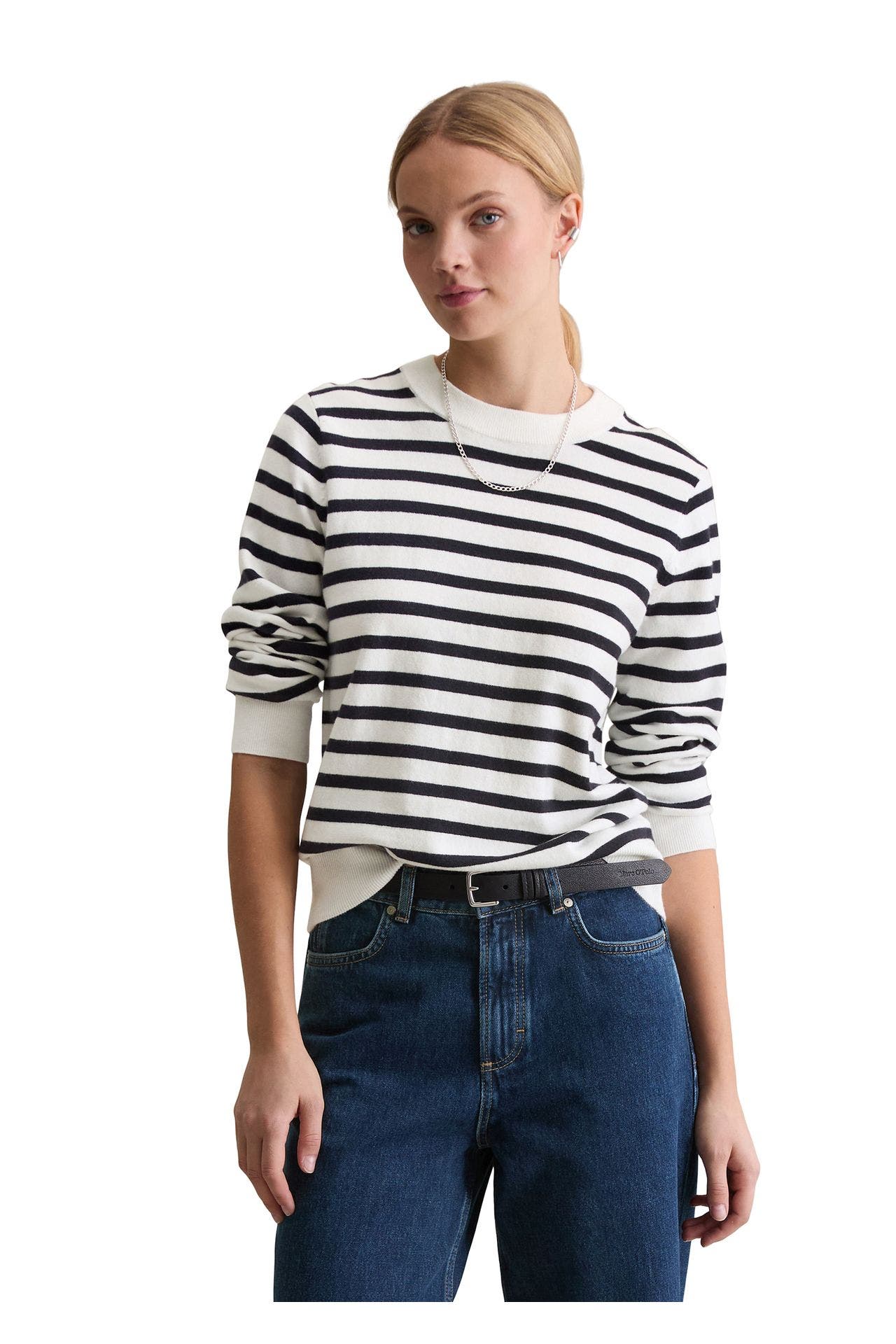 MARC O'POLO DENIM Strickpullover gestreift, Bild 1