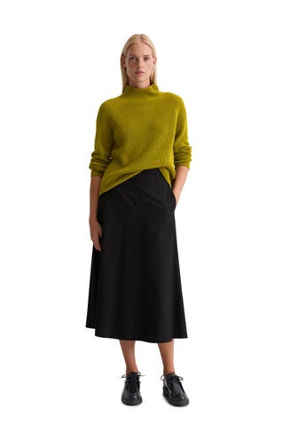 MARC O'POLO Strickpullover moosgrün