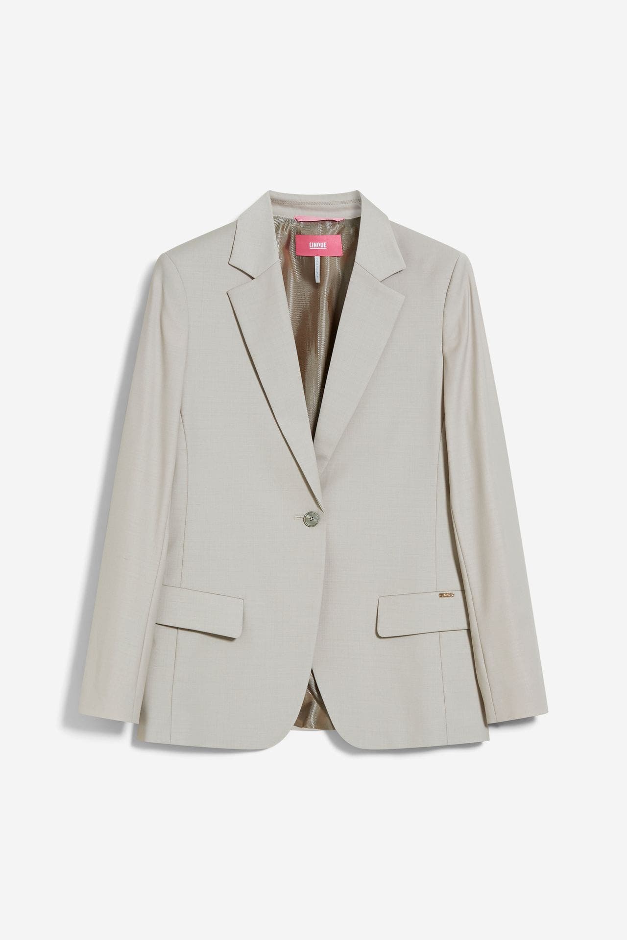 CINQUE Schurwollmix-Blazer 'Cilight' hellgrau, Bild 1