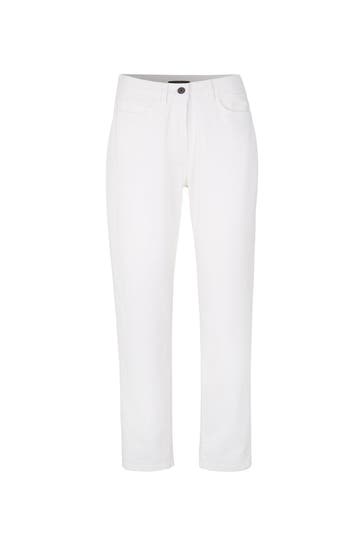 WINDSOR. Jeans Mom-Jeans-Hose in Weiß