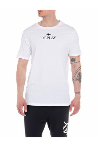 REPLAY T-Shirt weiß