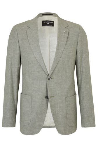 STRELLSON Business-Sakko Arndt hellgrün meliert Slim Fit