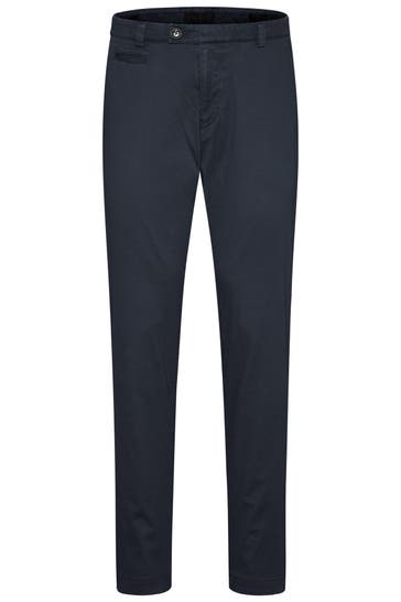 BUGATTI Chino dunkelblau slim