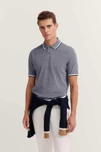 BUGATTI Polo-Shirt graublau