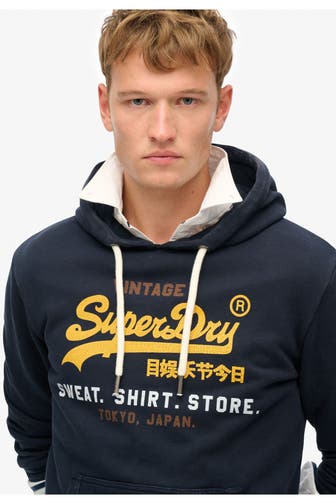 SUPERDRY Hoodie 'VL Cali' navy